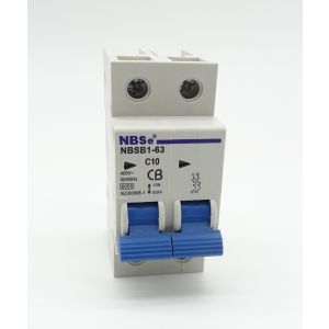 NBSE 10amp Double pole mini circuit breaker