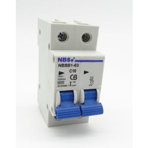 NBse Double pole mini circuit breaker