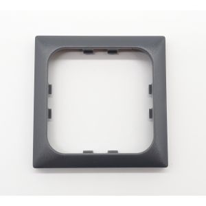 Dark Grey  square 1 way face plate