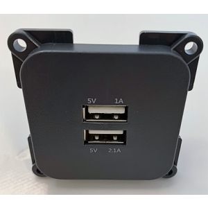 C-Line Twin USB Socket - PO268