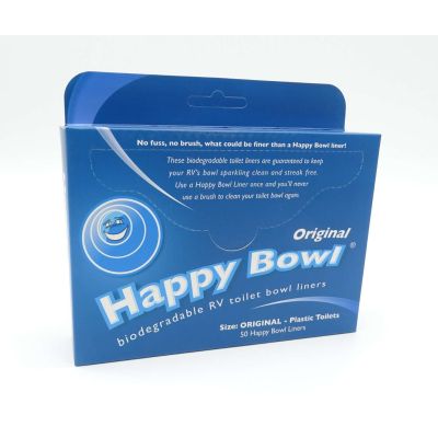 Happy Bowl toilet bowl liners - 50 Liners