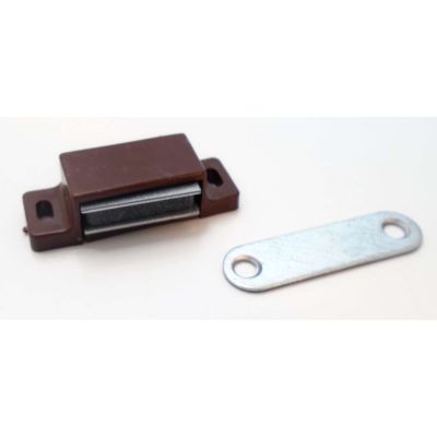 Brown magnetic catch and keep