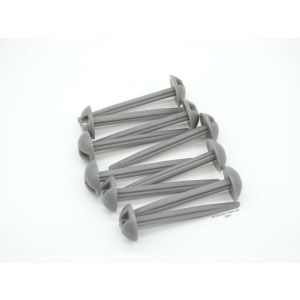 Groundsheet Mushroom Pegs Grey. 10 pegs
