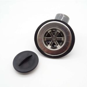Angled Sink Waste Plug Hole Drain - 28mm