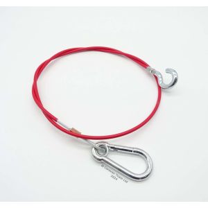 Heavy duty red breakaway cable