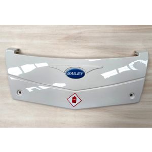Front of a Bailey Ranger GT60 front gas locker door. This is a used part which has a few scuff marks on it. Measurement 1330mm x 575mm approx.