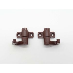 2 x Hafele Push Button Lock Hooks Top & Bottom