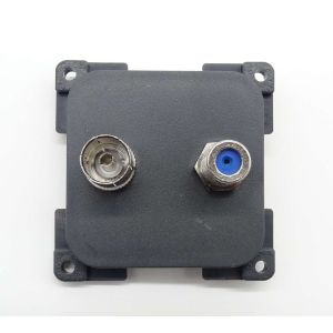 C-Line TV & Satellite Socket Dark Grey