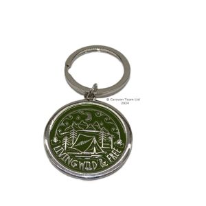Metal keyring with tent