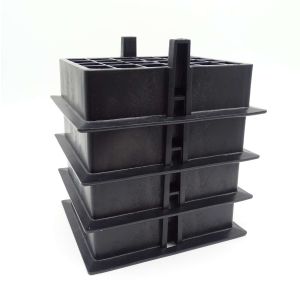 Set of 4 Carastack feet stacked up