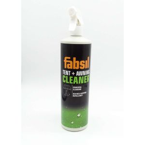 Fabsil Tent & Awning Cleaner in a 1 litre spray bottle