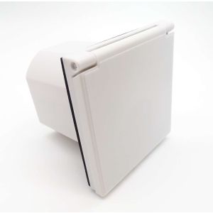Flush Fitting Mains Inlet White