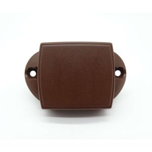 Brown push button wardrobe/cupboard lock