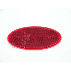 Red oval Hella reflector