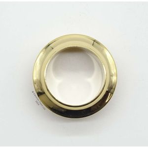 Large Polished Brass Rosette