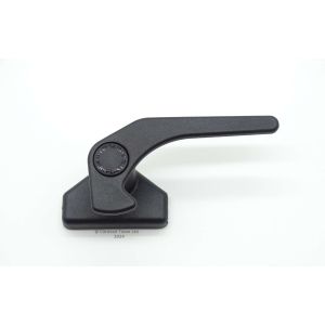 Black polylock window lever lock