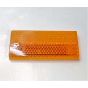 Rectangle amber reflector