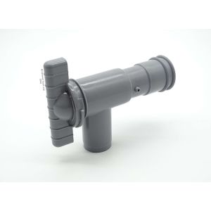 Waste Water 28mm Drain Tap - Grey
