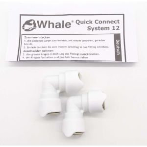 Whale Equal Elbow Connector 12mm